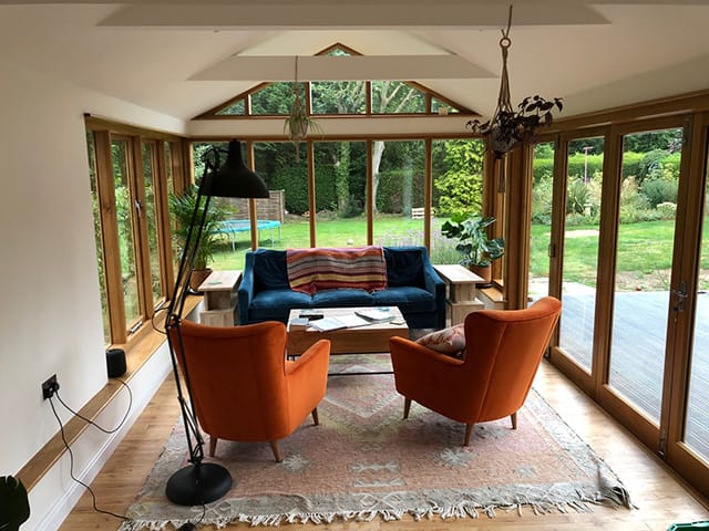 oak framed garden room